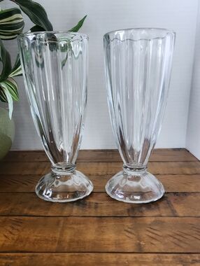 Libbey 5110 Soda Fountain Sundae Glasses - Set of 2